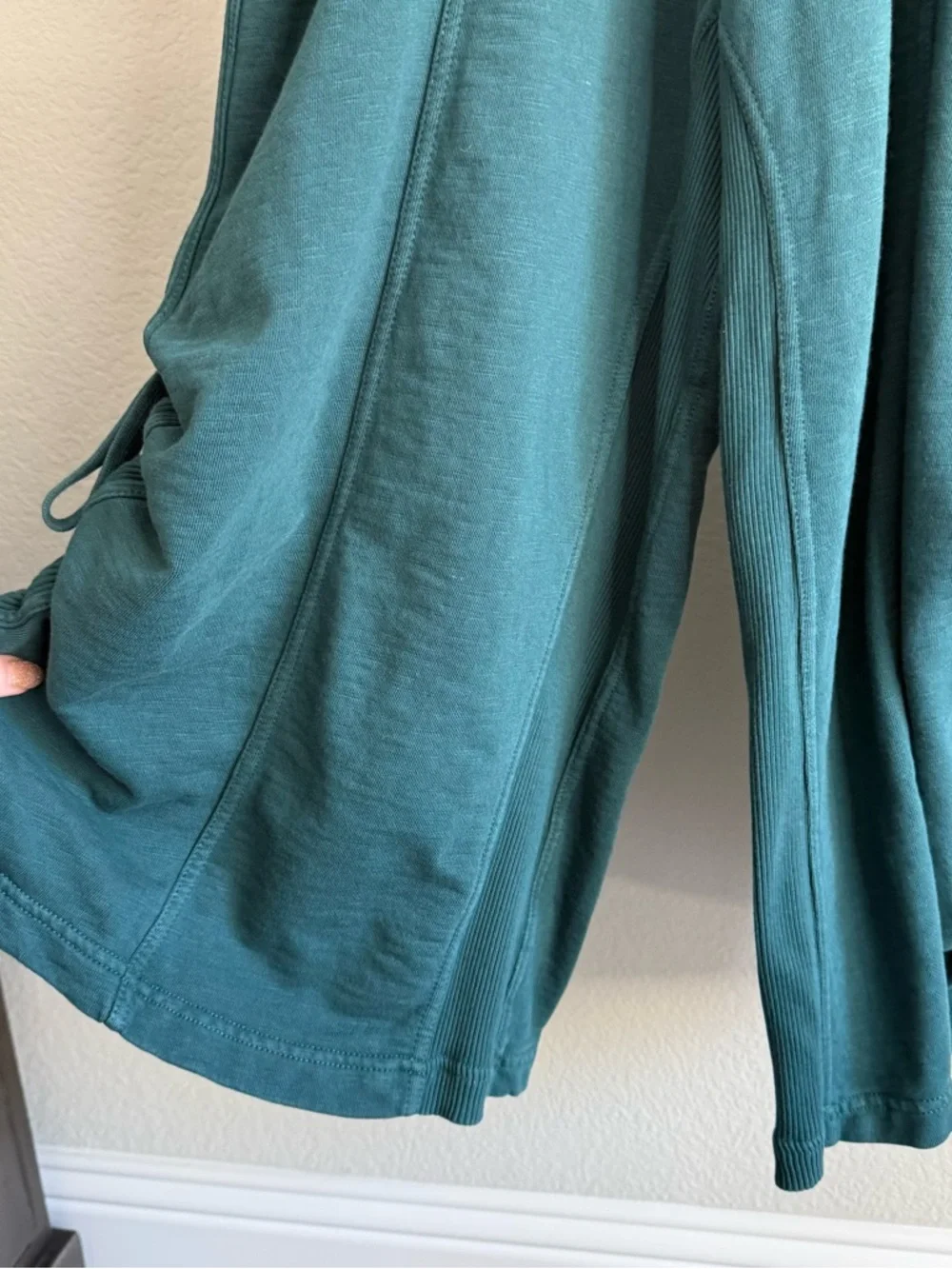 Anthropologie daily practice arta short sleeve jumpsuit in green - Picture 5 of 10